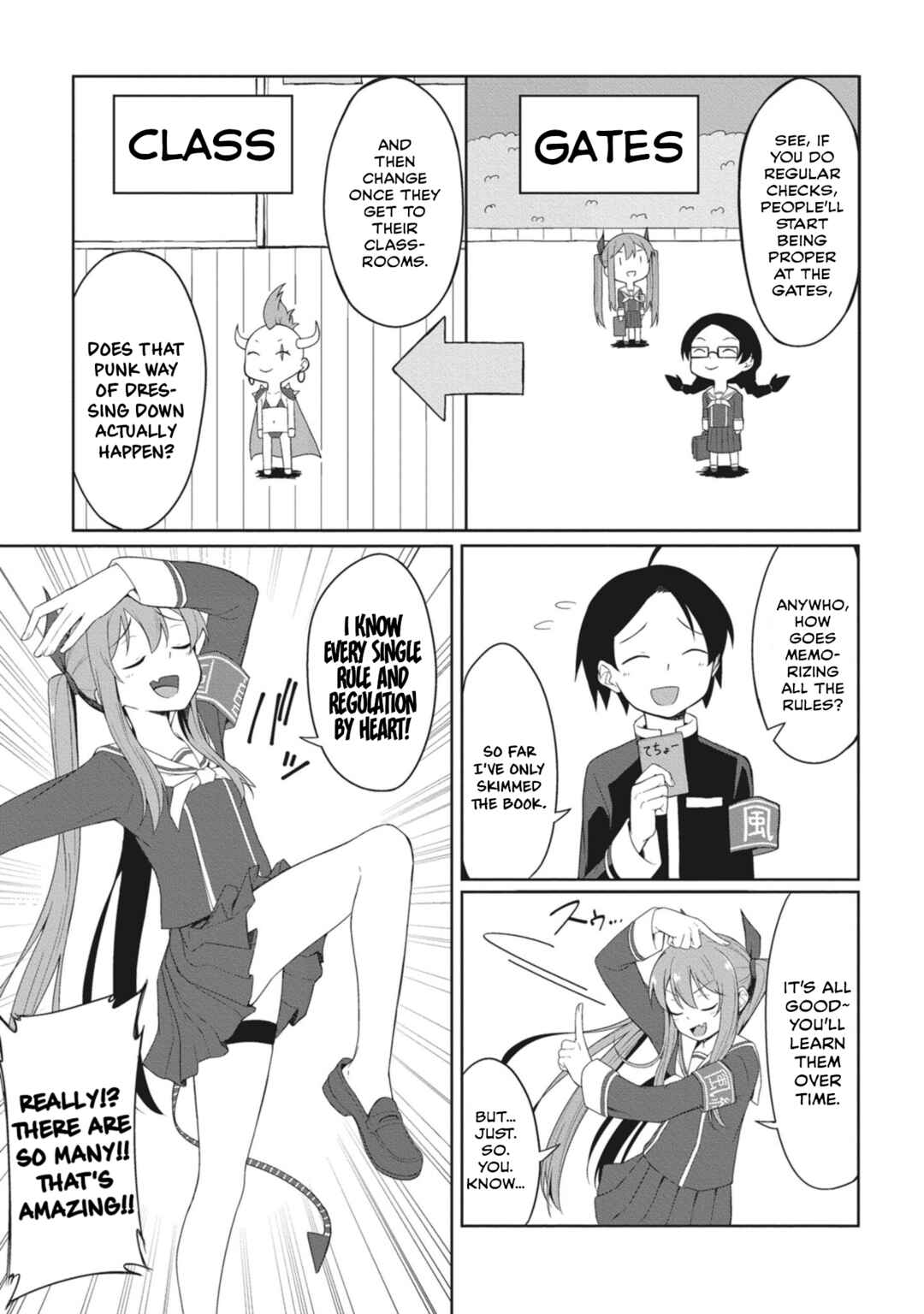 Page 3 Chapter 4 Kuso Zako Fuuki Iinchou Kaeri-chan