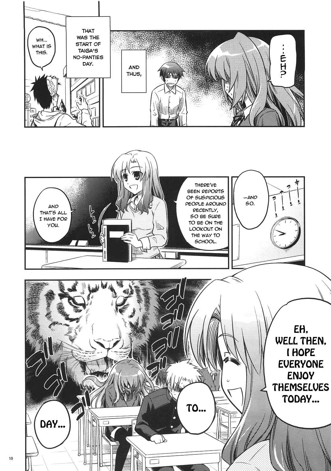 Page 10 Chapter Unknown_8521 Toradora! - TIGER NO PANTSU (Doujinshi)