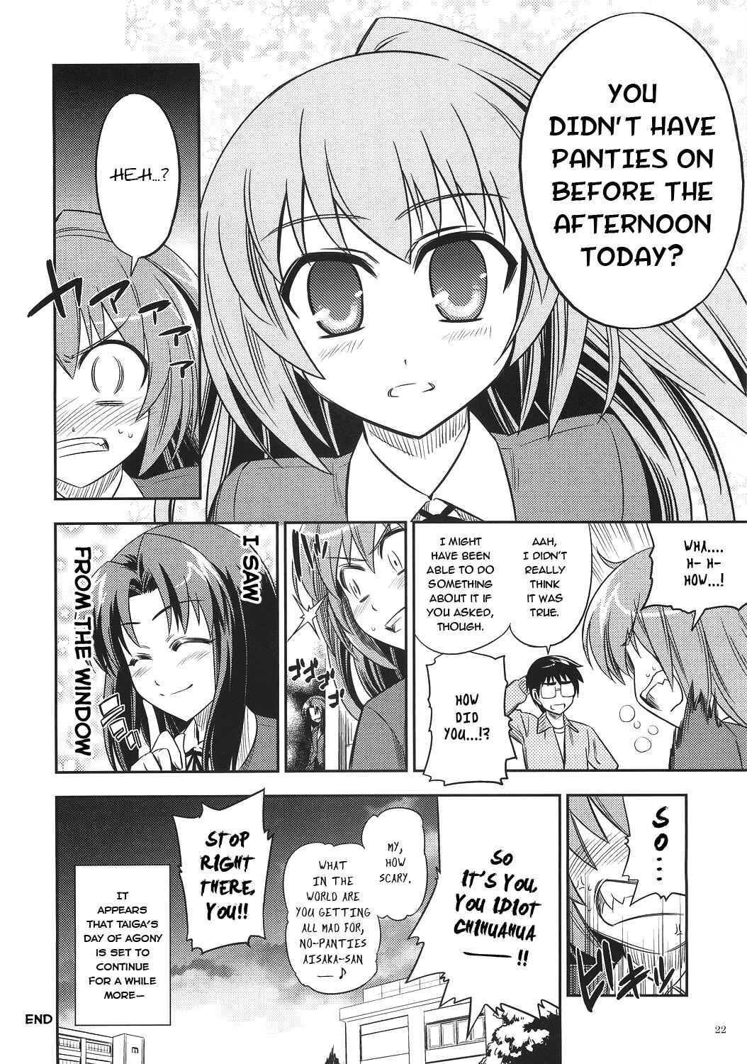Page 22 Chapter Unknown_8521 Toradora! - TIGER NO PANTSU (Doujinshi)