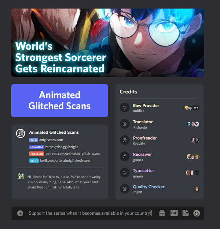 Page 1 Chapter 11 Worlds Strongest Sorcerer Gets Reincarnated