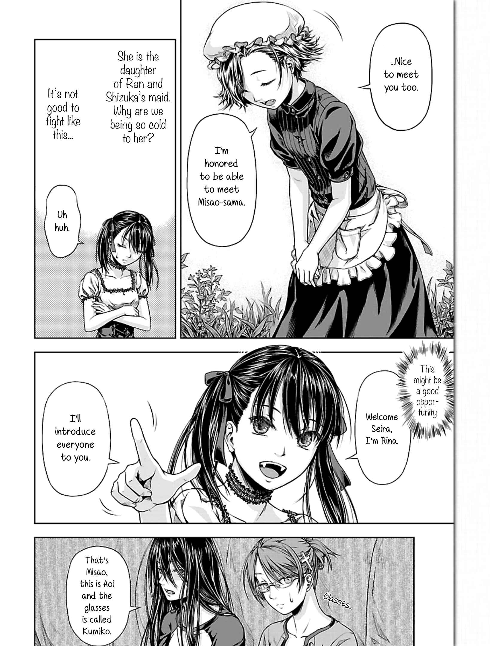 Page 22 Chapter 4 Michiwarikusa Monogatari -Vampire After the Doomsday-