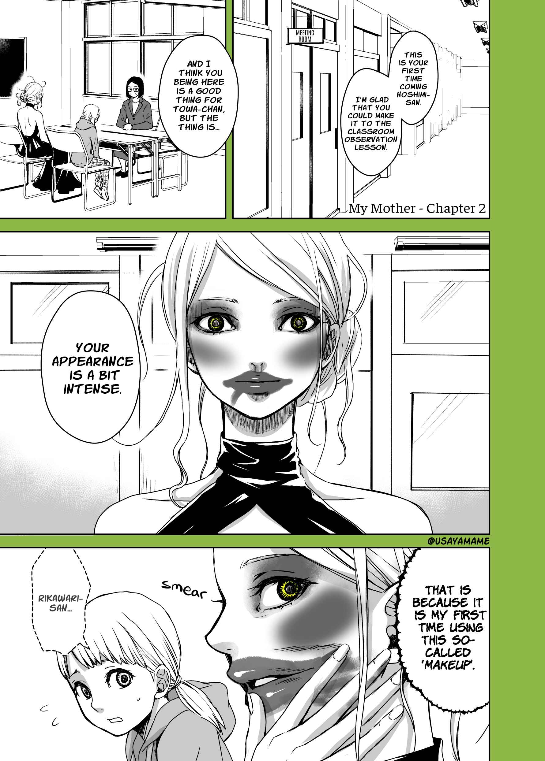 Page 1 Chapter 2 A Story About a Shitty Mom Whose Body Is Taken Over by an Alien
