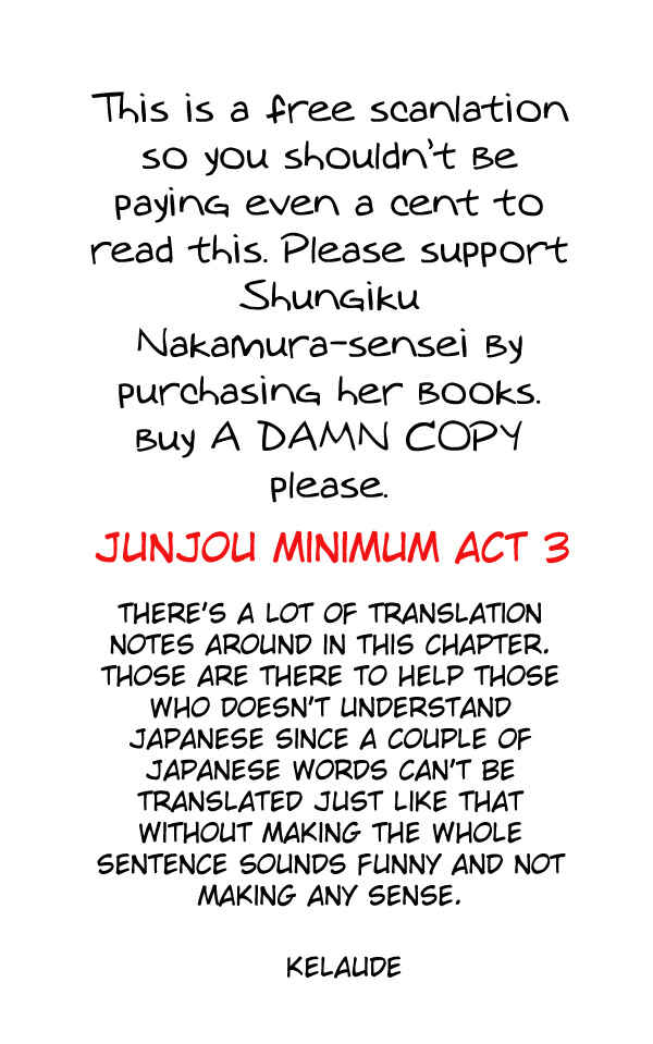 Page 1 Chapter 3 Junjou Minimum