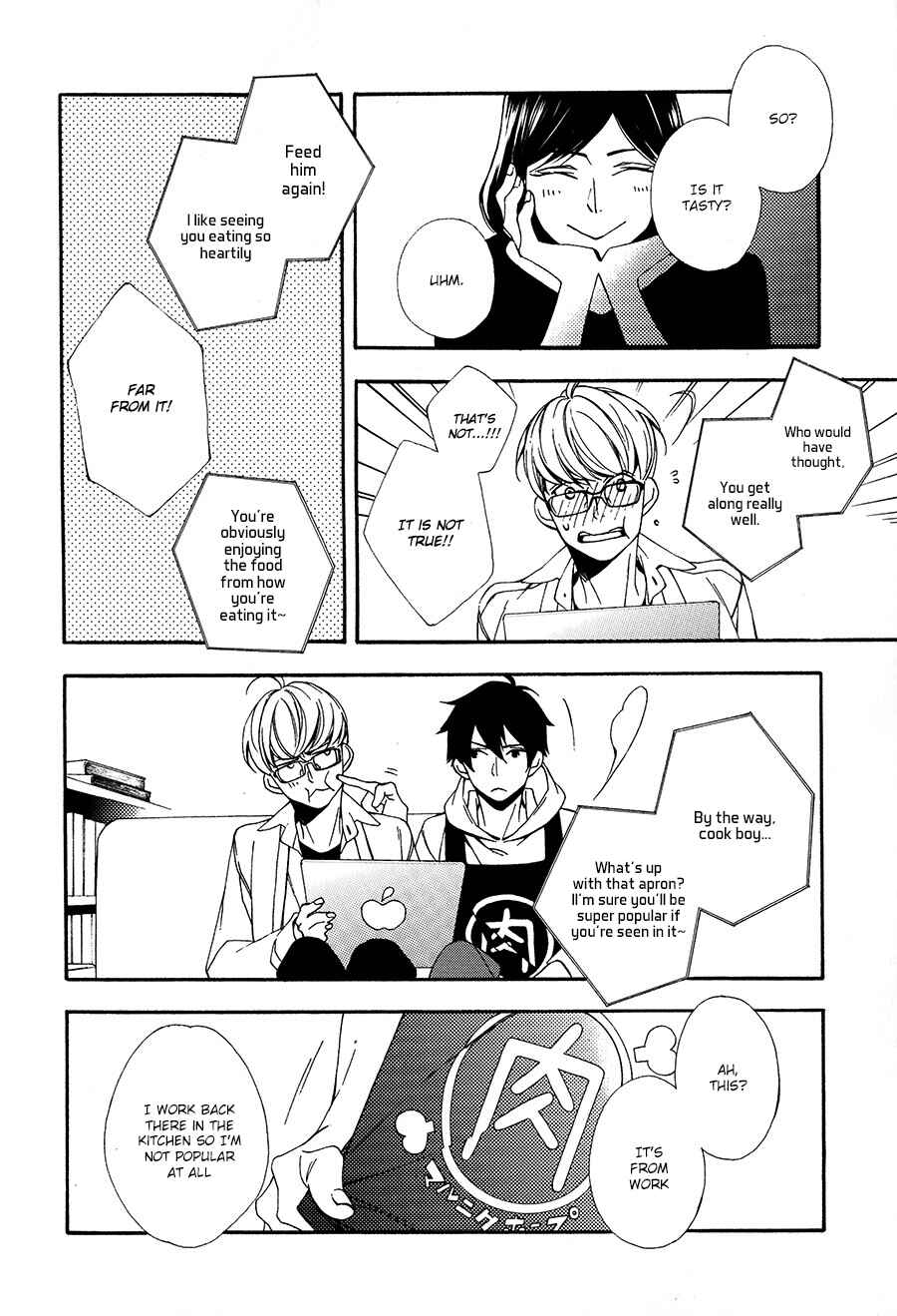 Page 13 Chapter 2 Nikushoku Danshi to Soshoku Danshi