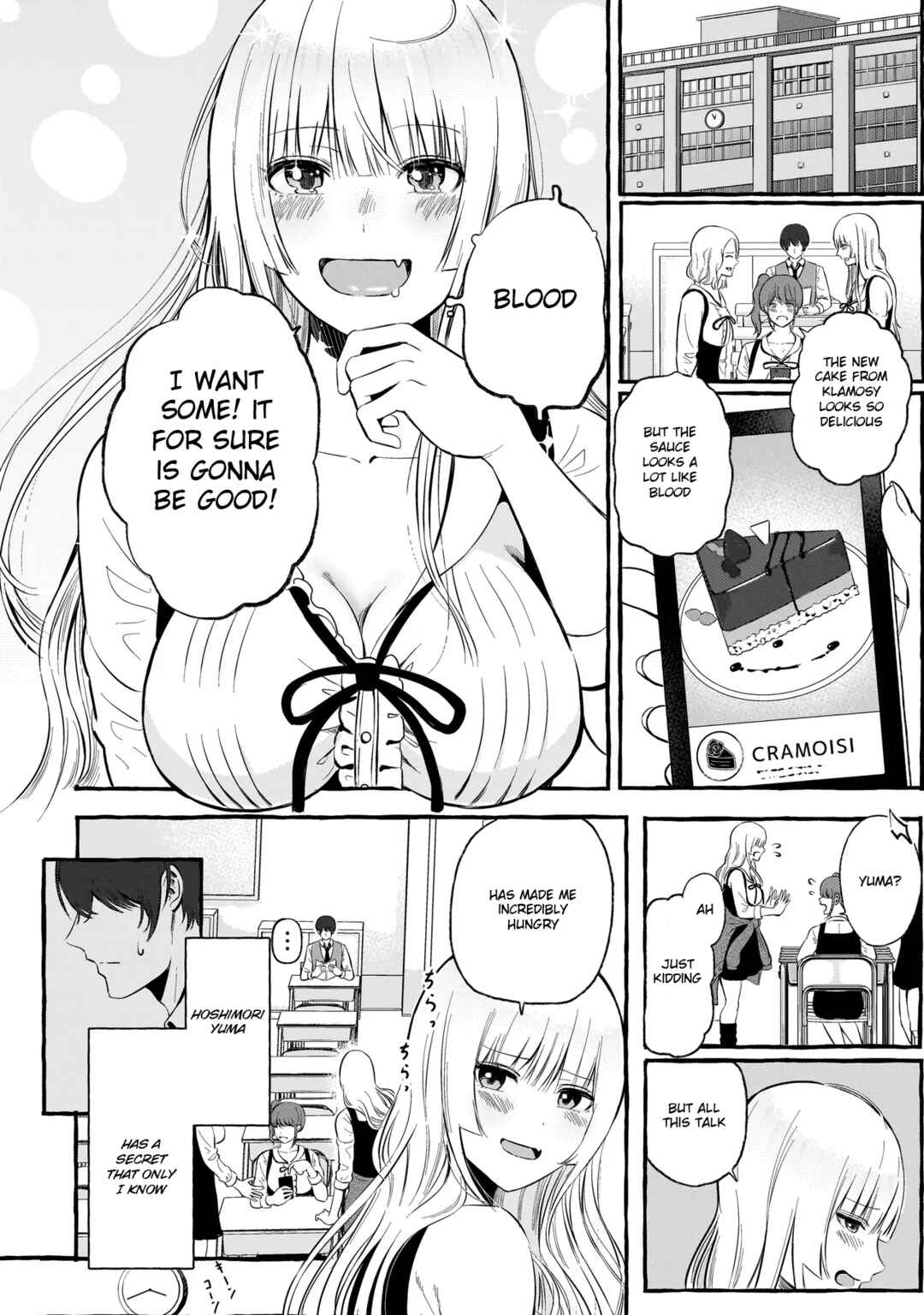 Page 2 Chapter Unknown_eaaa Kyuketsuizon Gyaru no Hoshimori-san