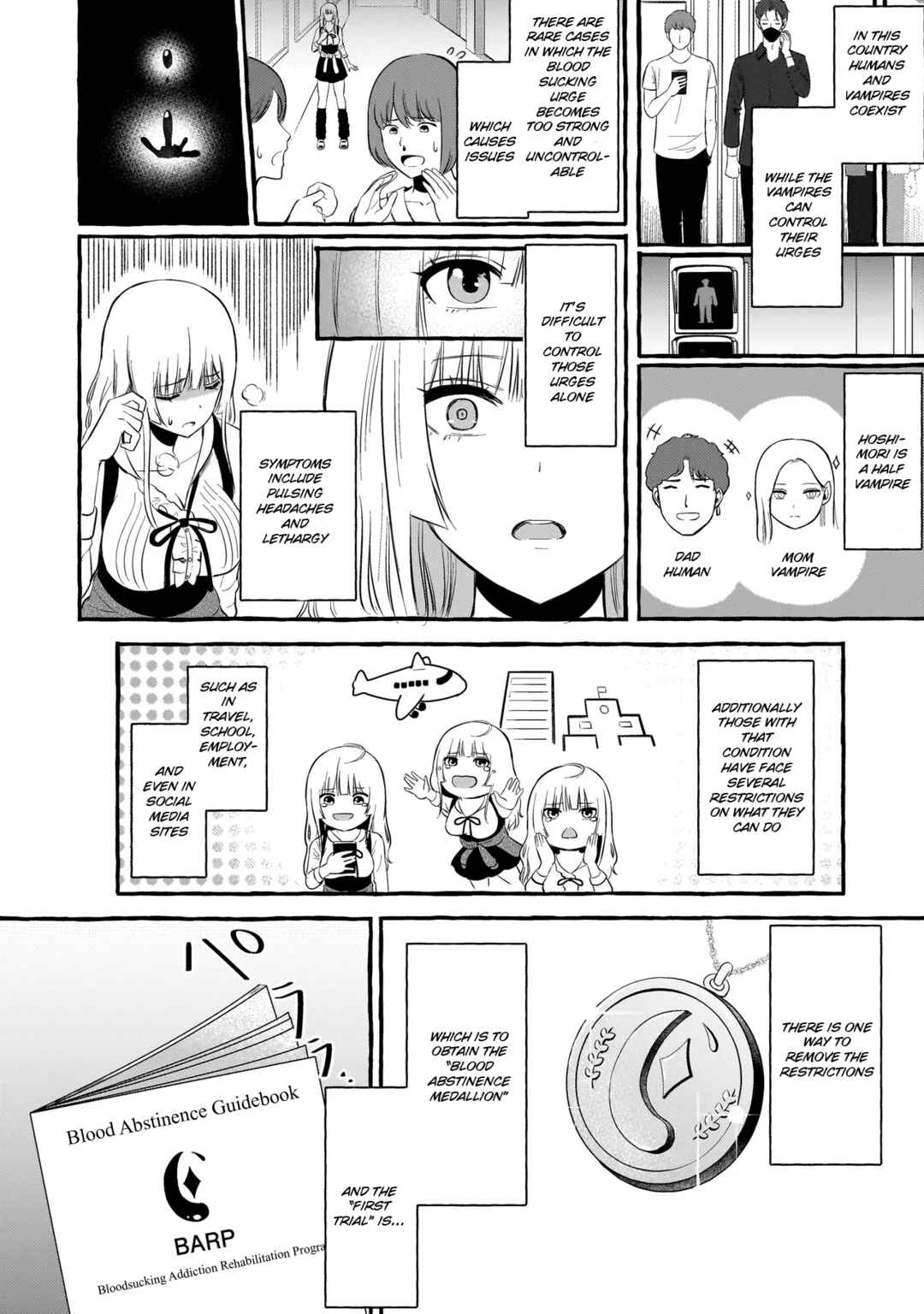 Page 4 Chapter Unknown_eaaa Kyuketsuizon Gyaru no Hoshimori-san