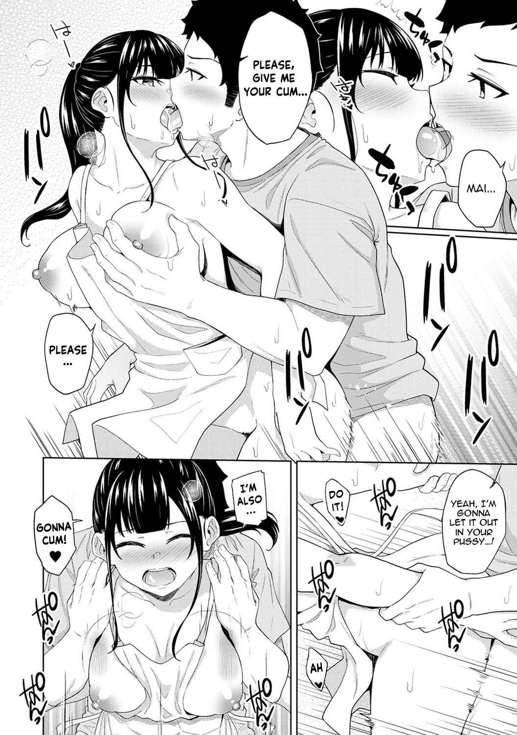Page 21 Chapter 16 Asa Okitara Imouto ga Hadaka Apron Sugata datta node Hamete Mita