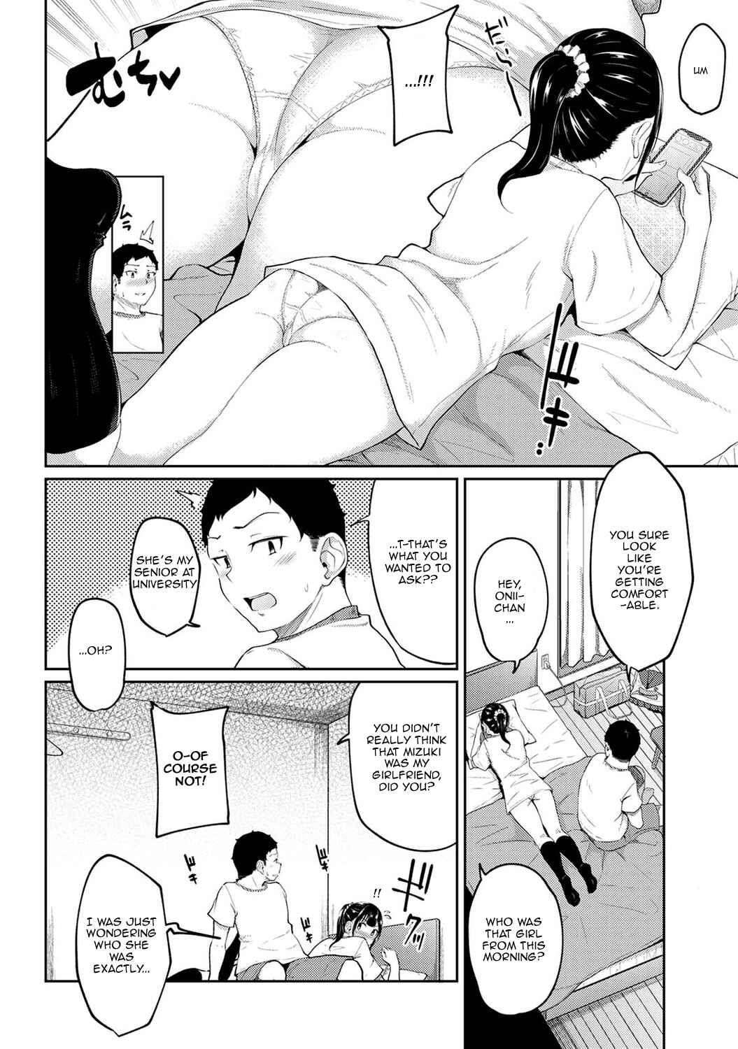 Page 7 Chapter 4 Asa Okitara Imouto ga Hadaka Apron Sugata datta node Hamete Mita