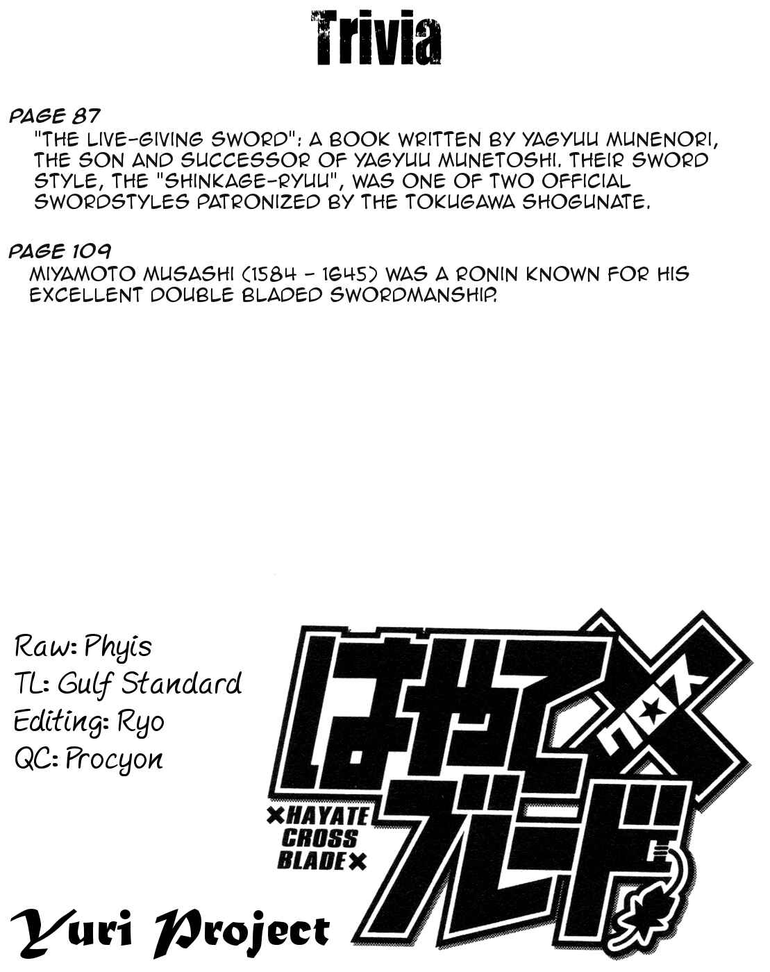 Page 33 Chapter 93 Hayate x Blade