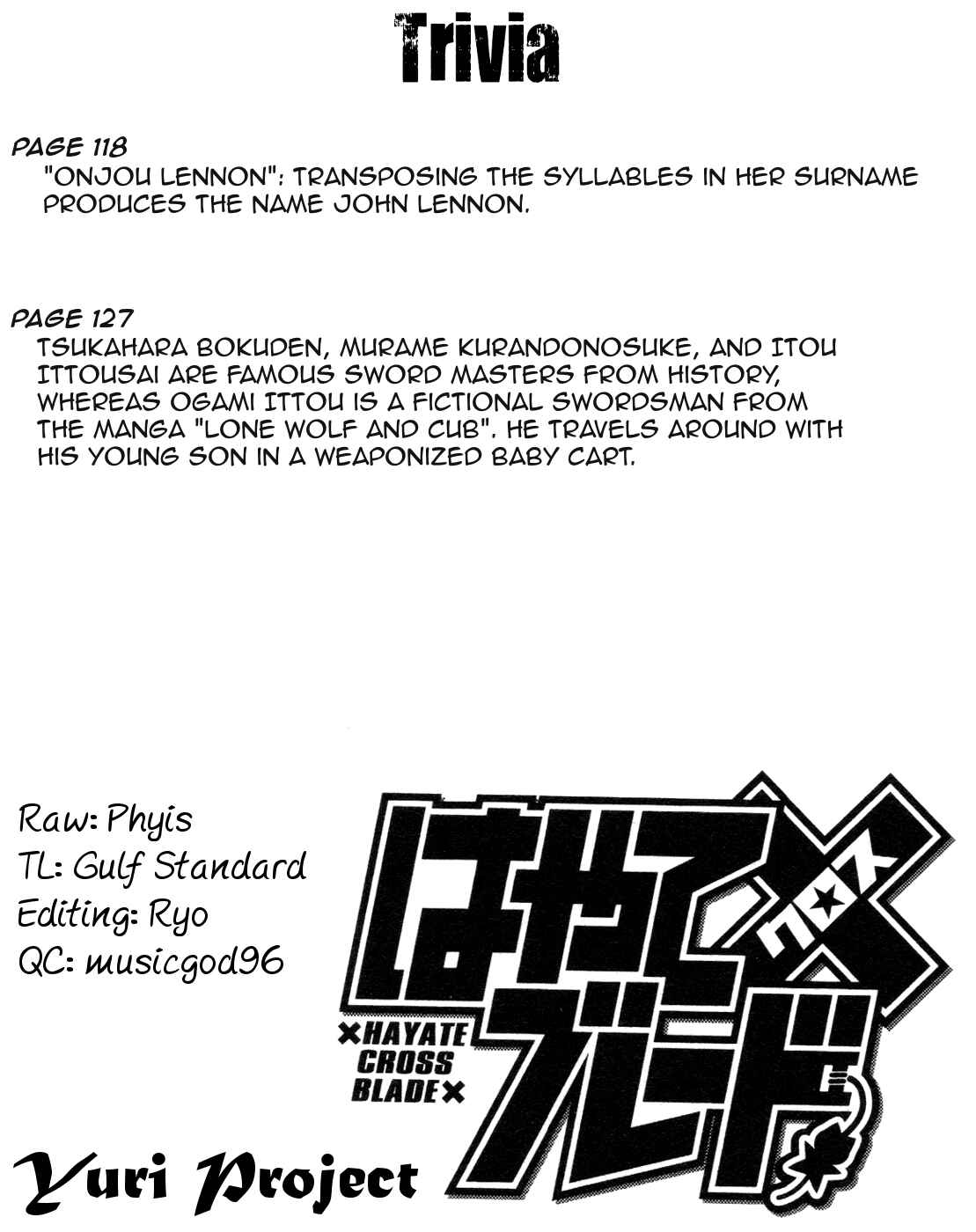 Page 24 Chapter 94 Hayate x Blade