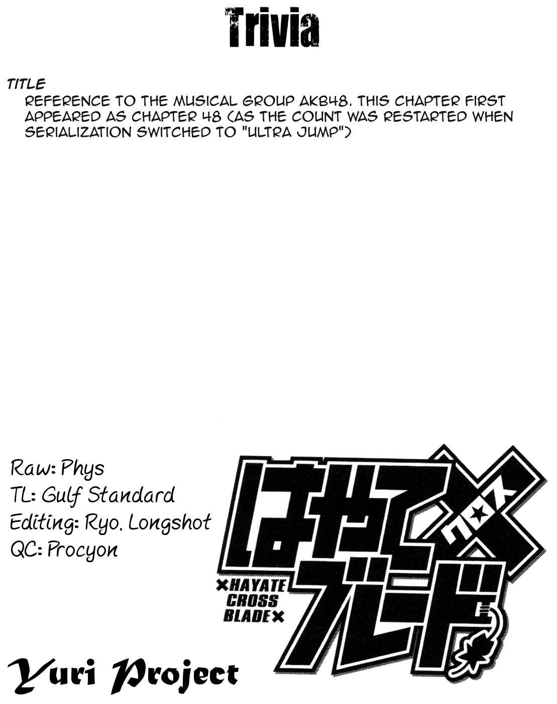 Page 33 Chapter 98 Hayate x Blade