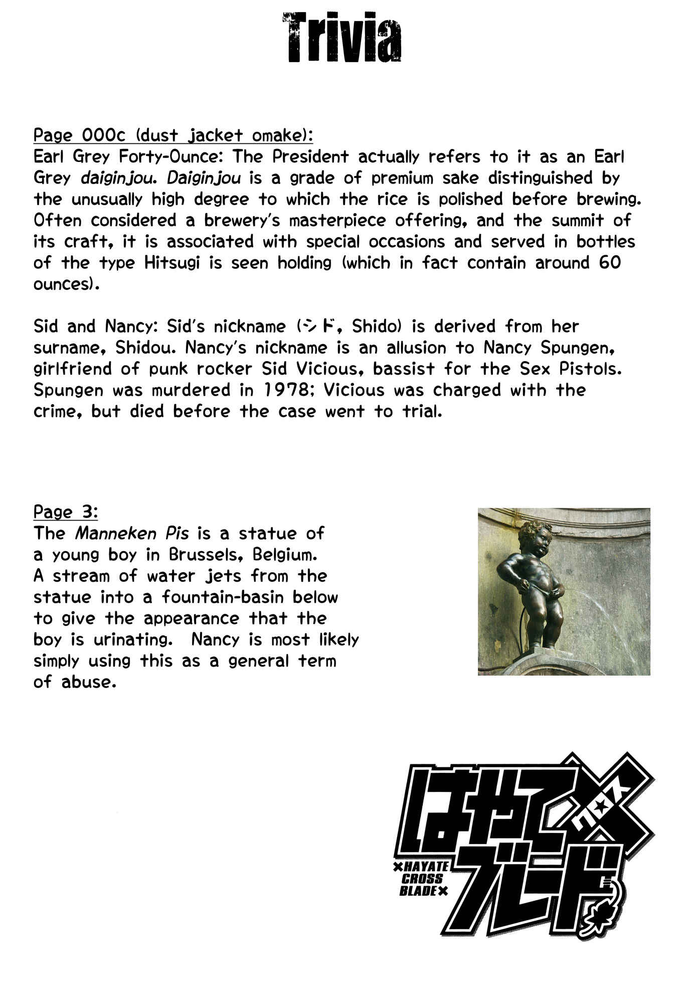 Page 9 Chapter 60.5 Hayate x Blade