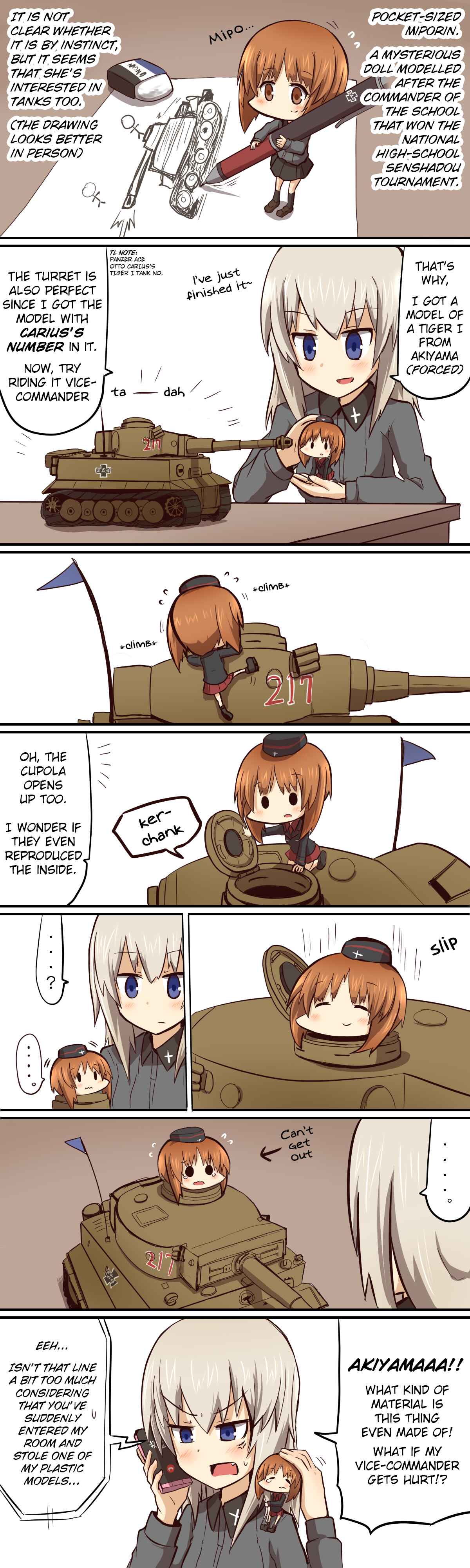 Page 4 Chapter 1 Girls und Panzer - Minimum Girls und Panzer (Doujinshi)