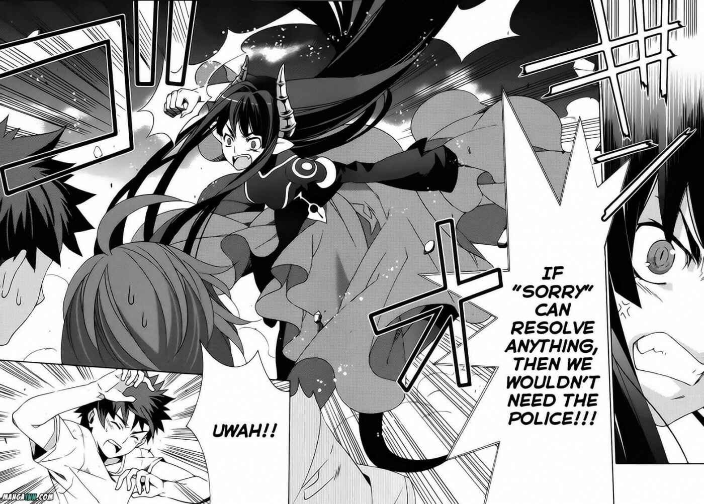Page 40 Chapter 19 Mahoutsukai (♂) to Deshi (♀) no Futekisetsu na Kankei