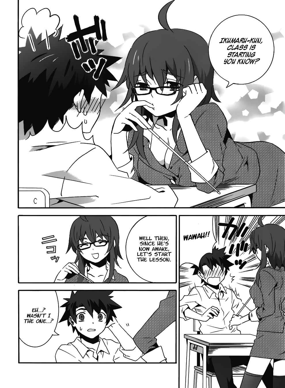 Page 4 Chapter 10.5 Mahoutsukai (♂) to Deshi (♀) no Futekisetsu na Kankei