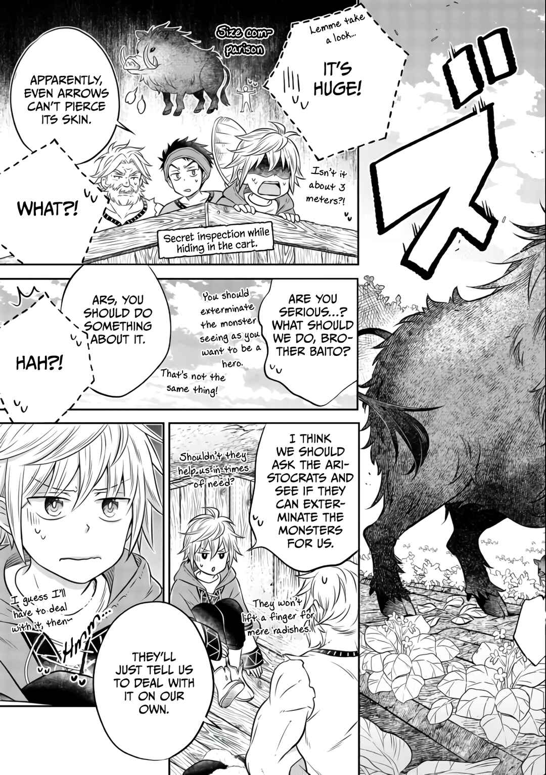Page 12 Chapter 8.1 Isekai no Binbou Nouka ni Tensei Shita Node, Renga wo Tsukutte Shiro wo Tateru Koto ni Shimashita