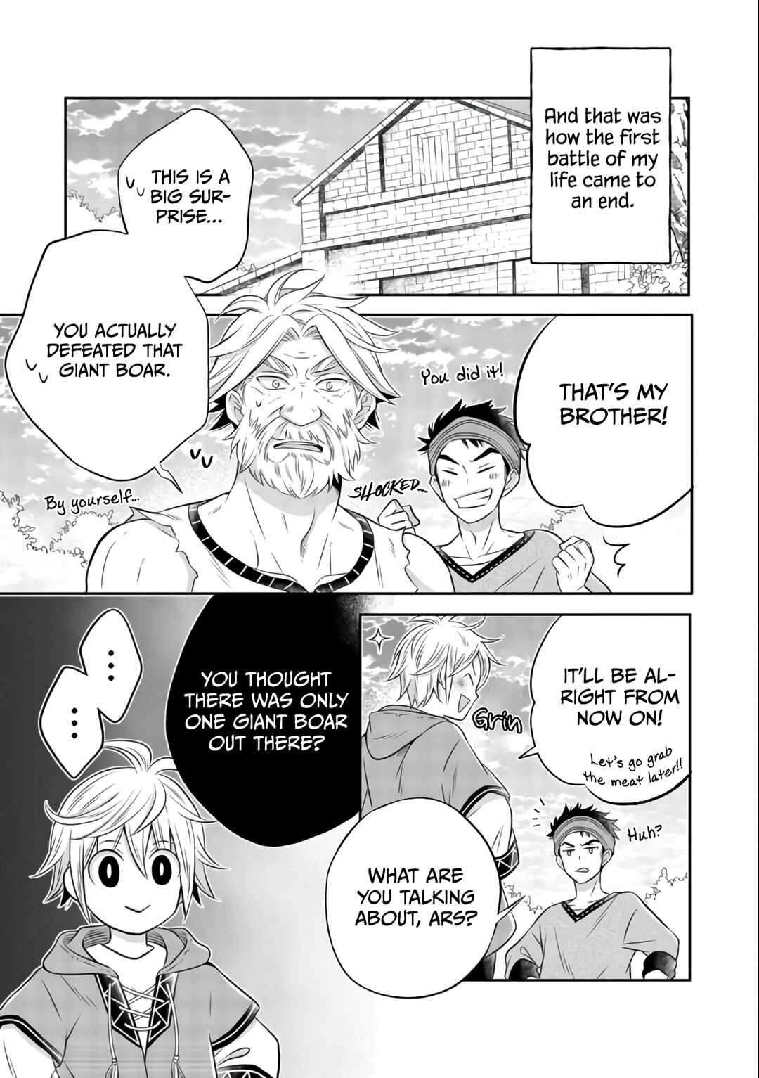 Page 28 Chapter 8.1 Isekai no Binbou Nouka ni Tensei Shita Node, Renga wo Tsukutte Shiro wo Tateru Koto ni Shimashita