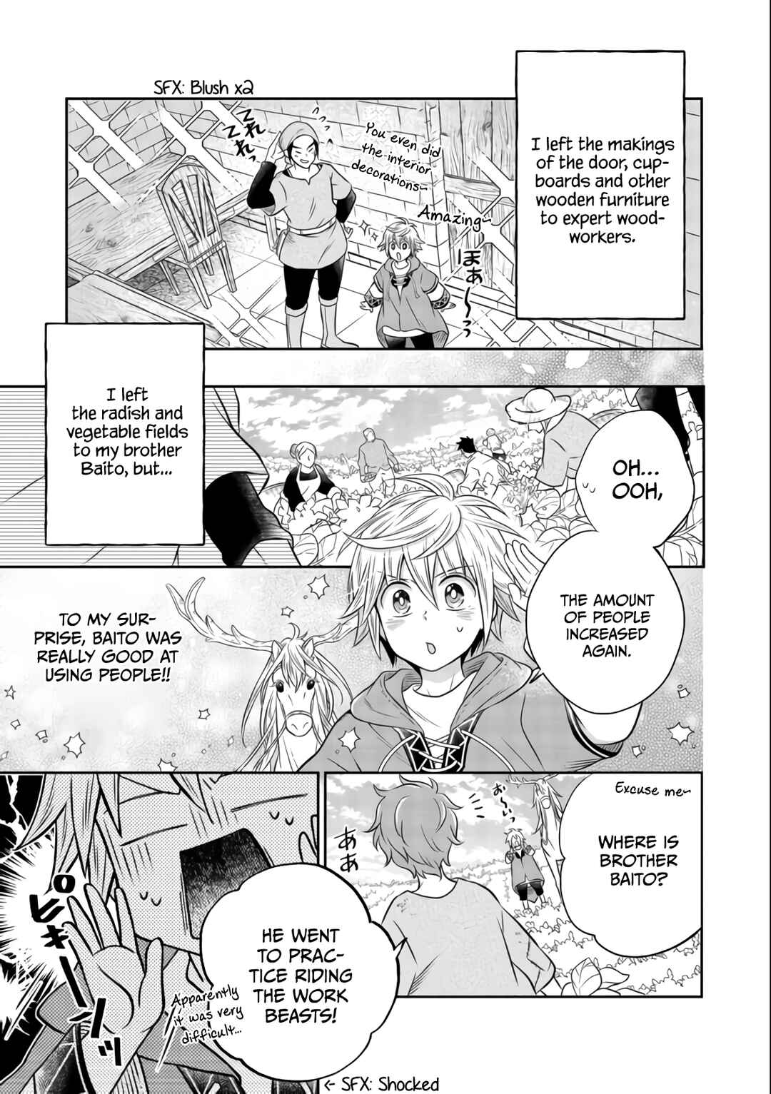 Page 6 Chapter 8.1 Isekai no Binbou Nouka ni Tensei Shita Node, Renga wo Tsukutte Shiro wo Tateru Koto ni Shimashita