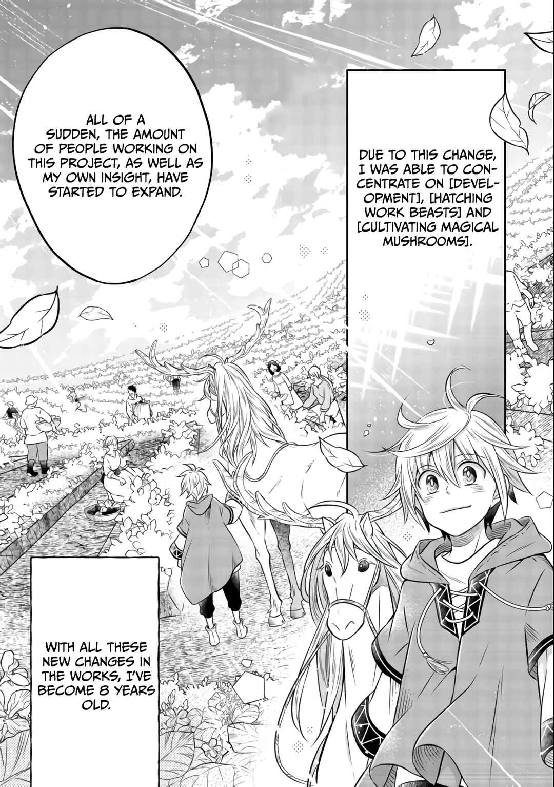 Page 8 Chapter 8.1 Isekai no Binbou Nouka ni Tensei Shita Node, Renga wo Tsukutte Shiro wo Tateru Koto ni Shimashita