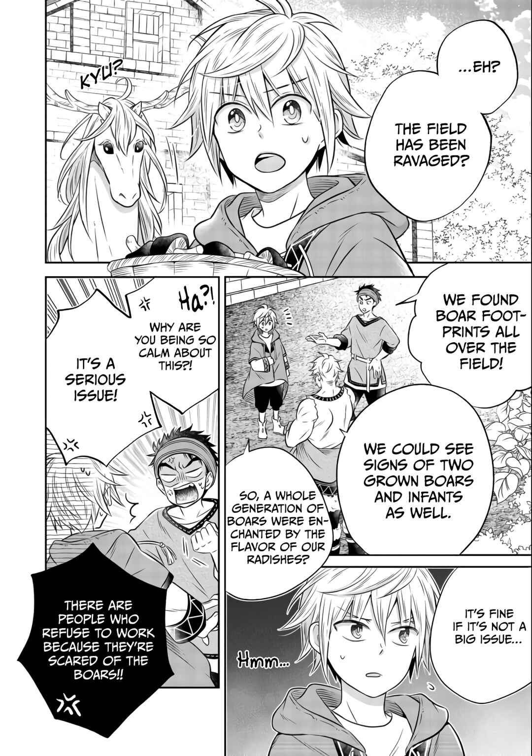 Page 9 Chapter 8.1 Isekai no Binbou Nouka ni Tensei Shita Node, Renga wo Tsukutte Shiro wo Tateru Koto ni Shimashita