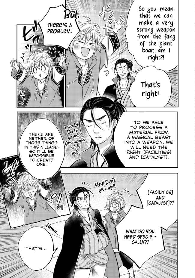 Page 10 Chapter 9.1 Isekai no Binbou Nouka ni Tensei Shita Node, Renga wo Tsukutte Shiro wo Tateru Koto ni Shimashita