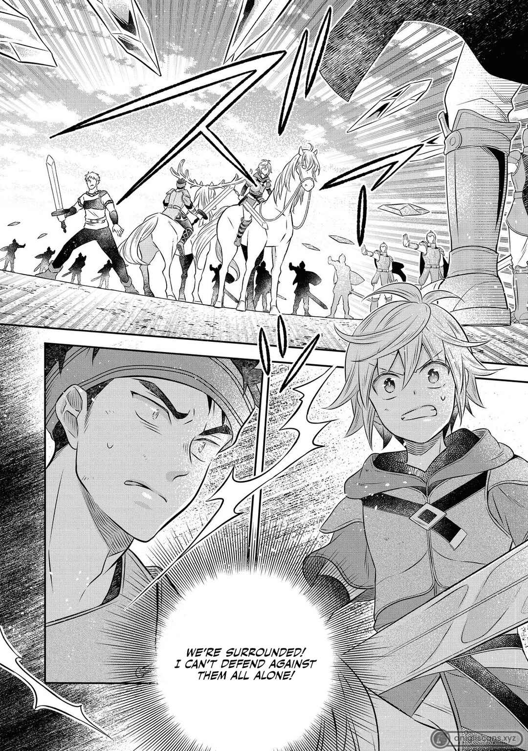 Page 9 Chapter 14.1 Isekai no Binbou Nouka ni Tensei Shita Node, Renga wo Tsukutte Shiro wo Tateru Koto ni Shimashita