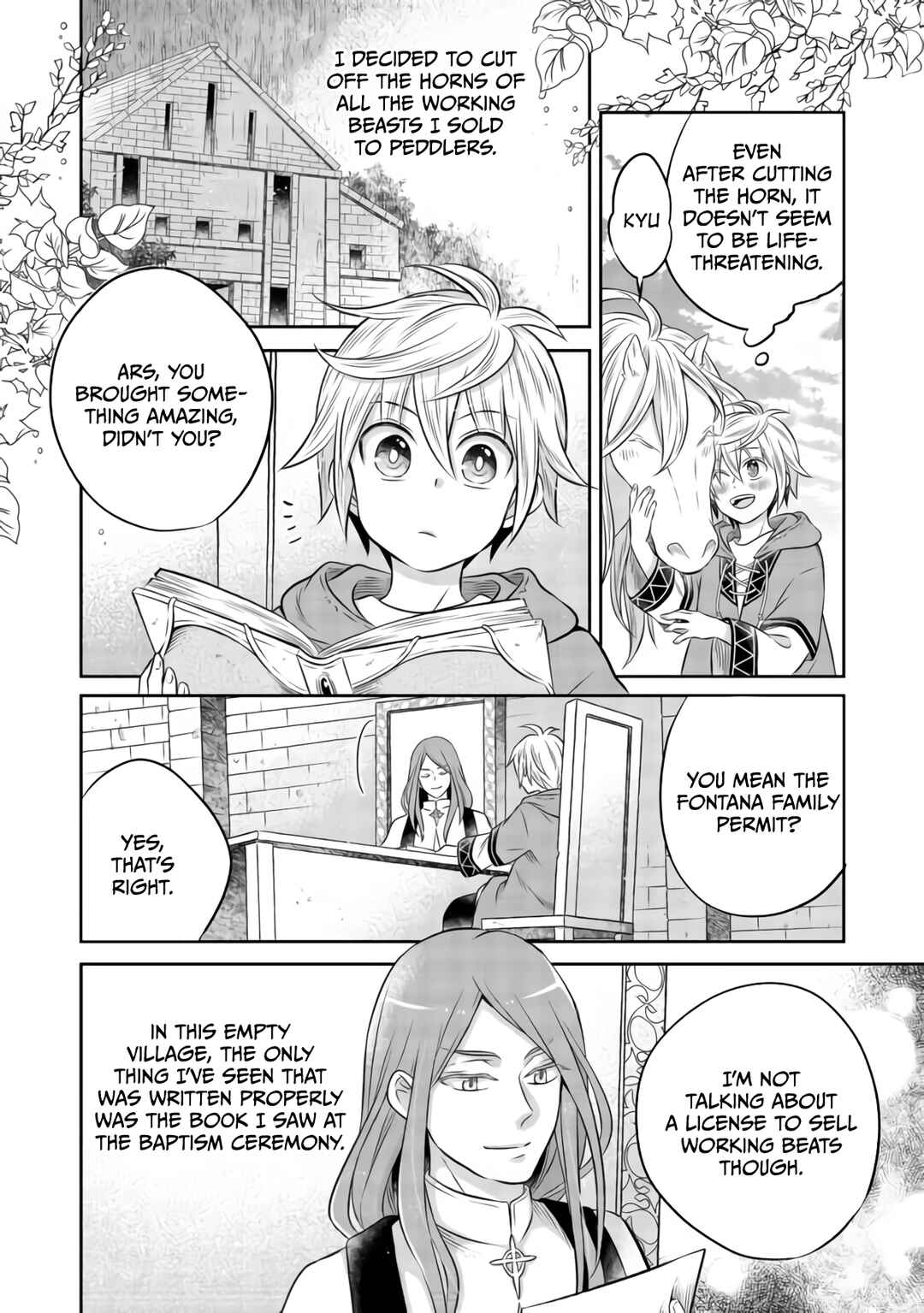 Page 9 Chapter 7.1 Isekai no Binbou Nouka ni Tensei Shita Node, Renga wo Tsukutte Shiro wo Tateru Koto ni Shimashita