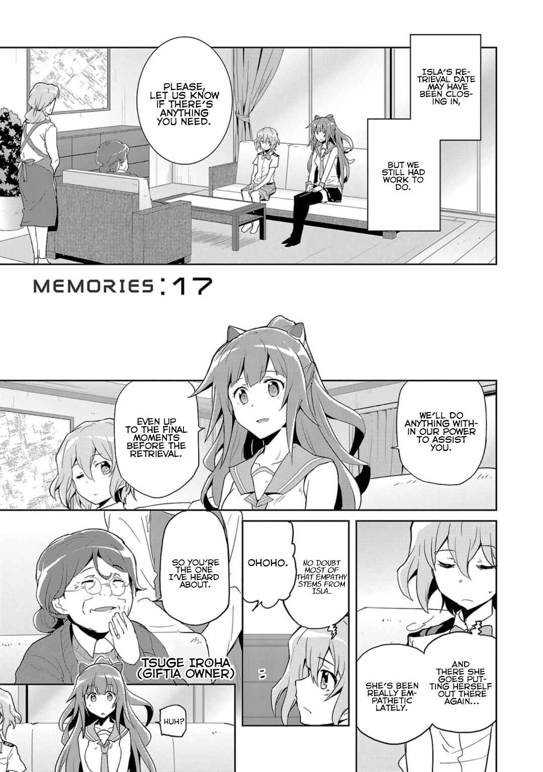 Page 1 Chapter 17 Plastic Memories: Say to good-bye