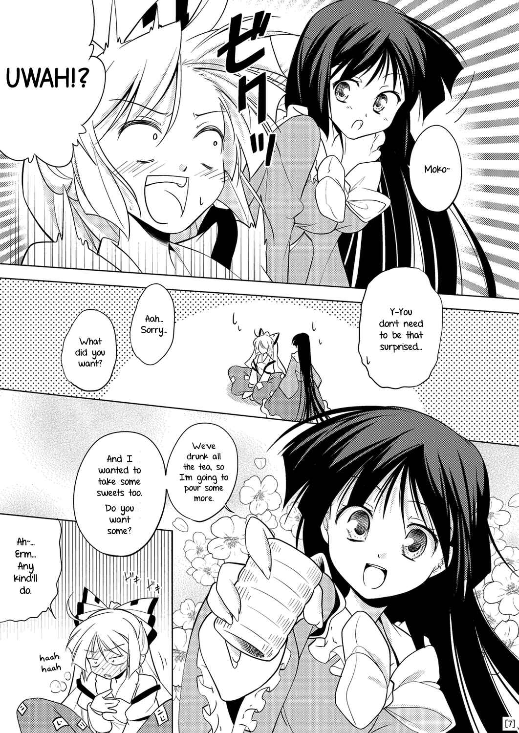 Page 7 Chapter Unknown_3872 Touhou - Tennen Moko Koroshi (Doujinshi)