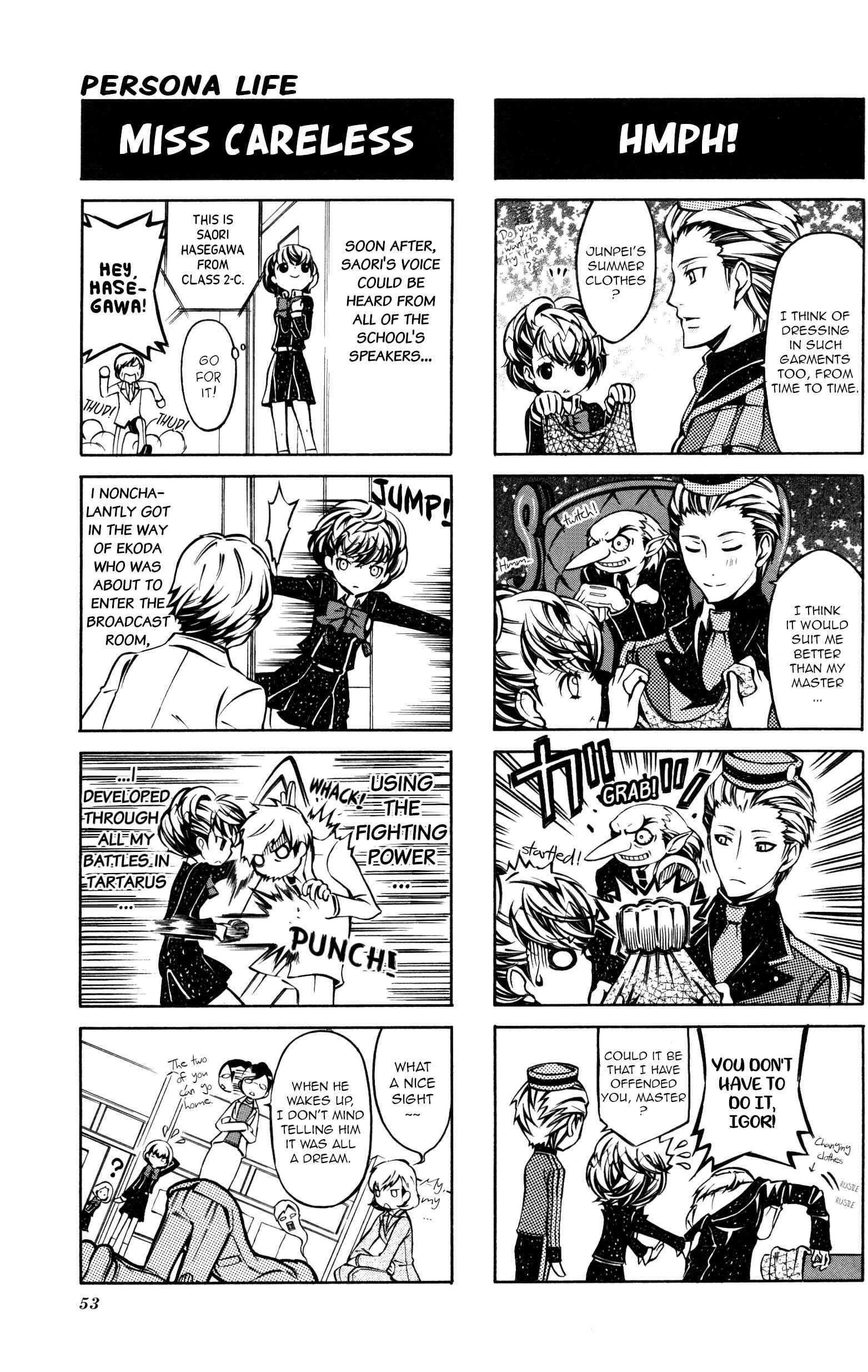 Page 4 Chapter 9 Persona 3 Portable 4Koma Gag Battle