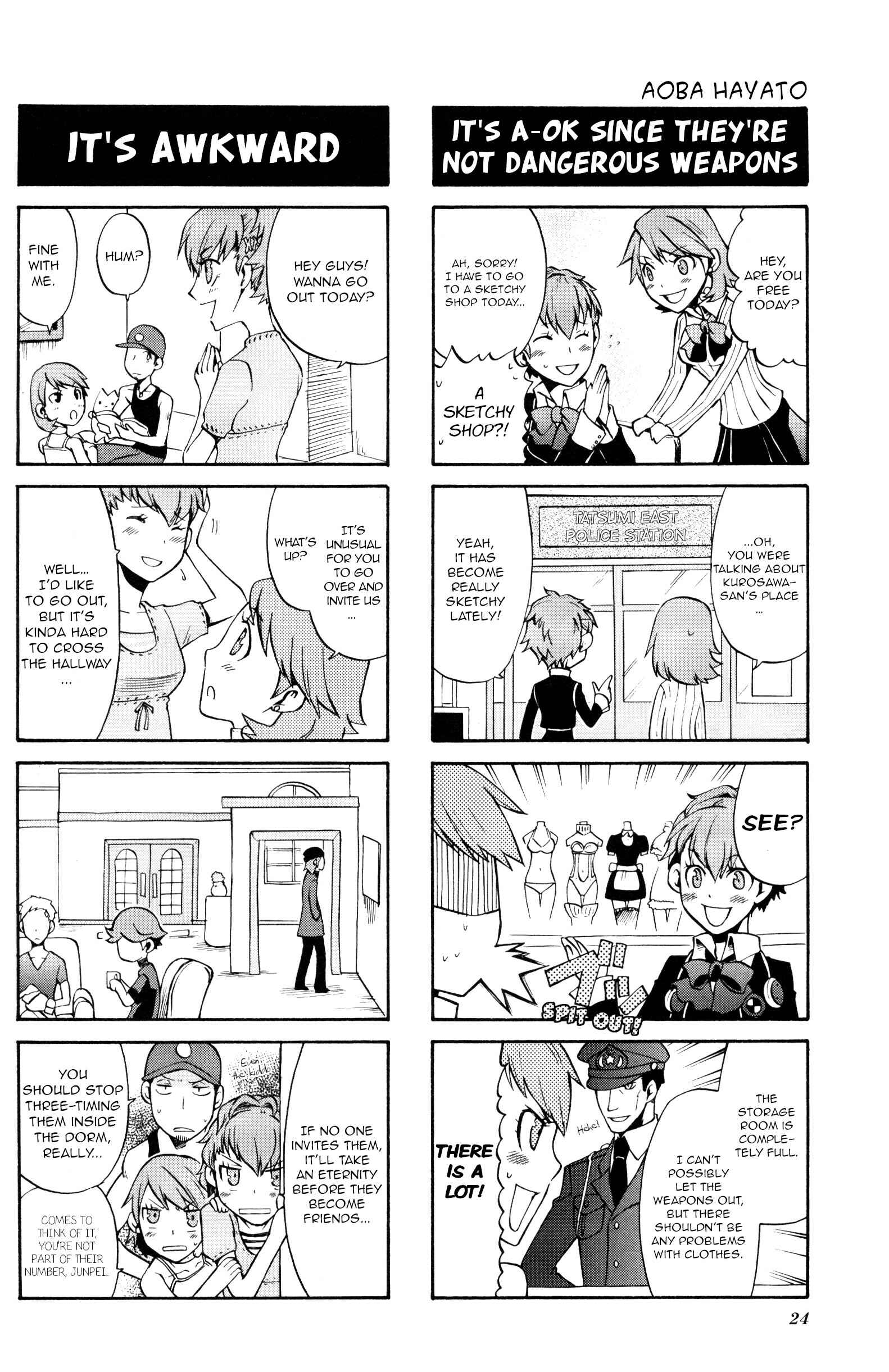 Page 5 Chapter 4 Persona 3 Portable 4Koma Gag Battle
