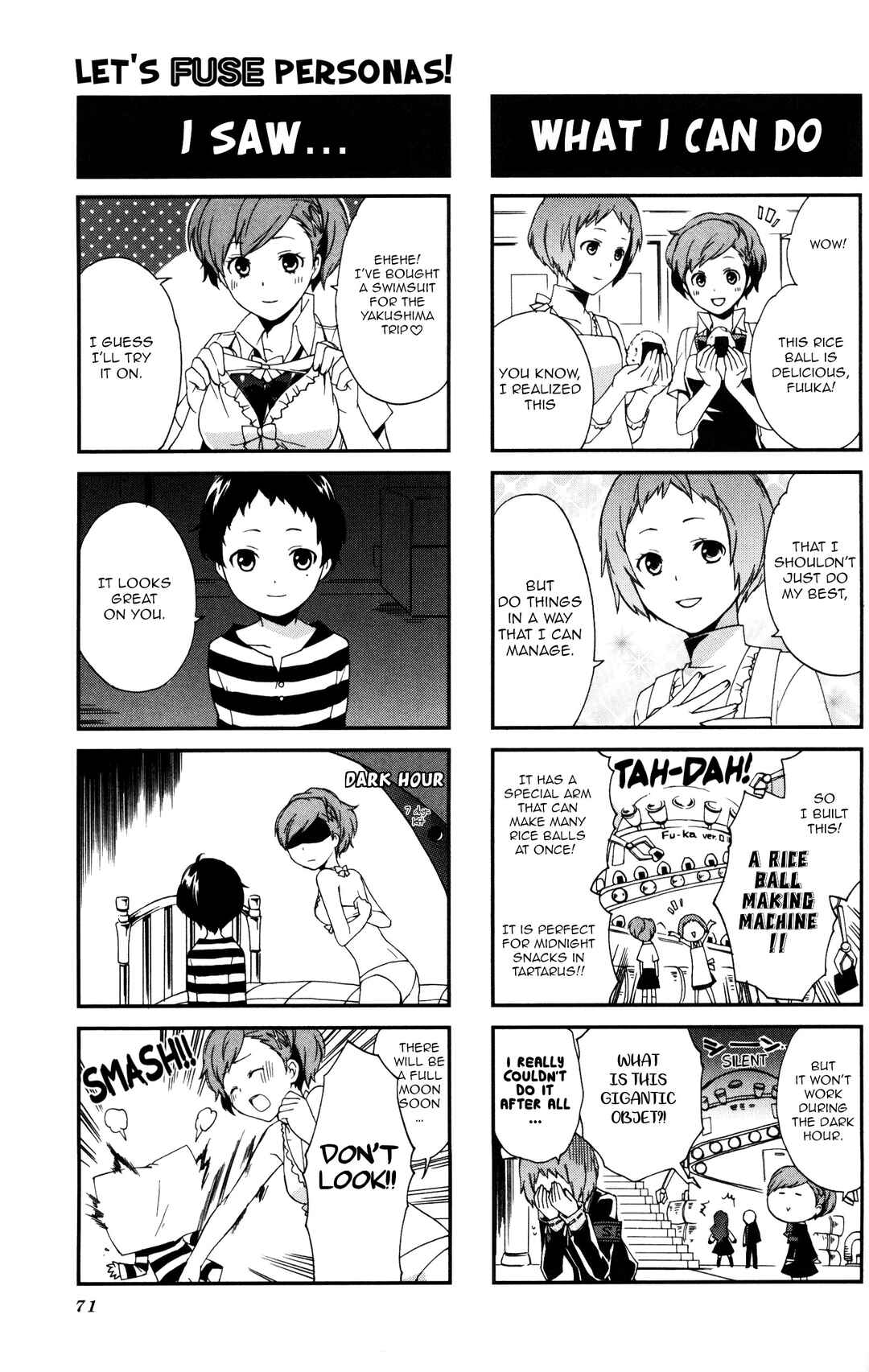 Page 4 Chapter 12 Persona 3 Portable 4Koma Gag Battle