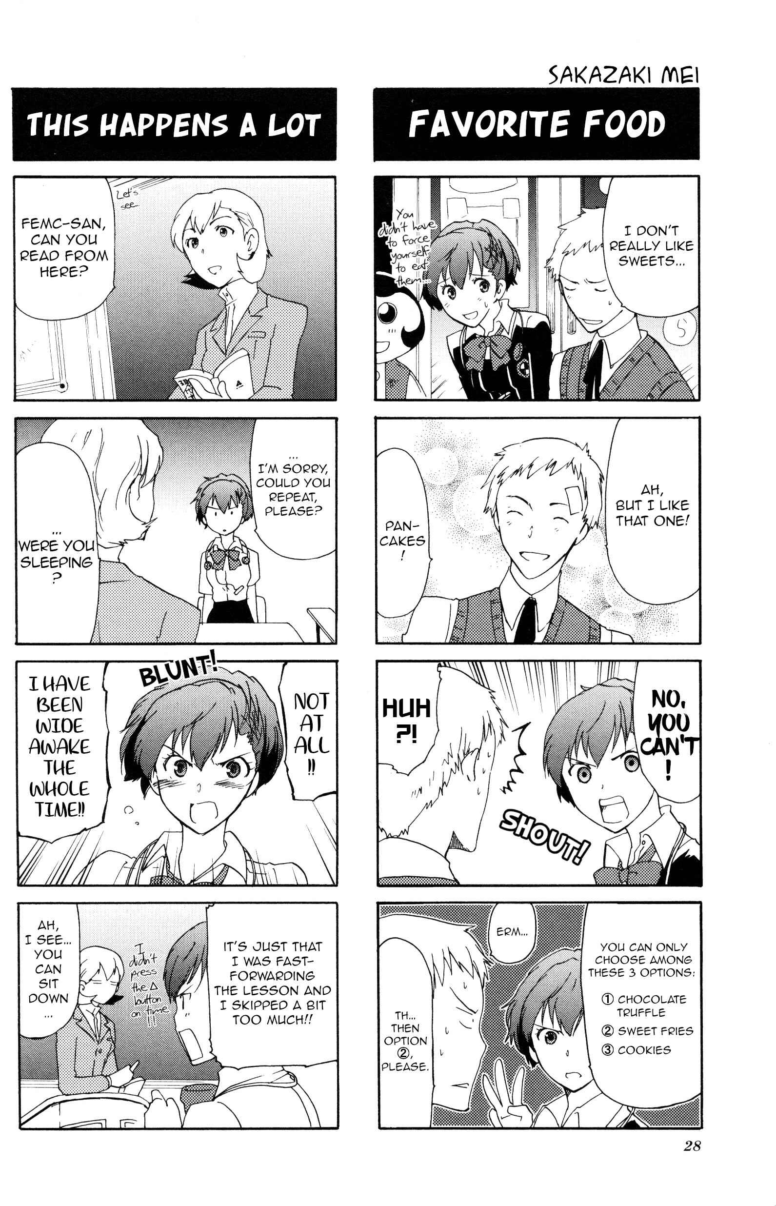 Page 3 Chapter 5 Persona 3 Portable 4Koma Gag Battle