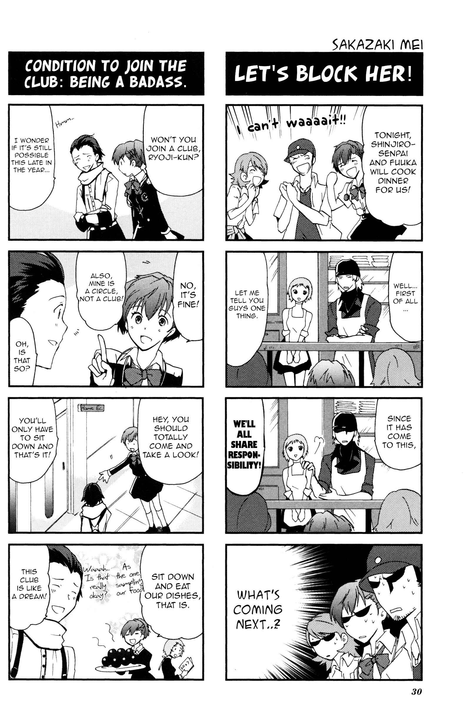 Page 5 Chapter 5 Persona 3 Portable 4Koma Gag Battle