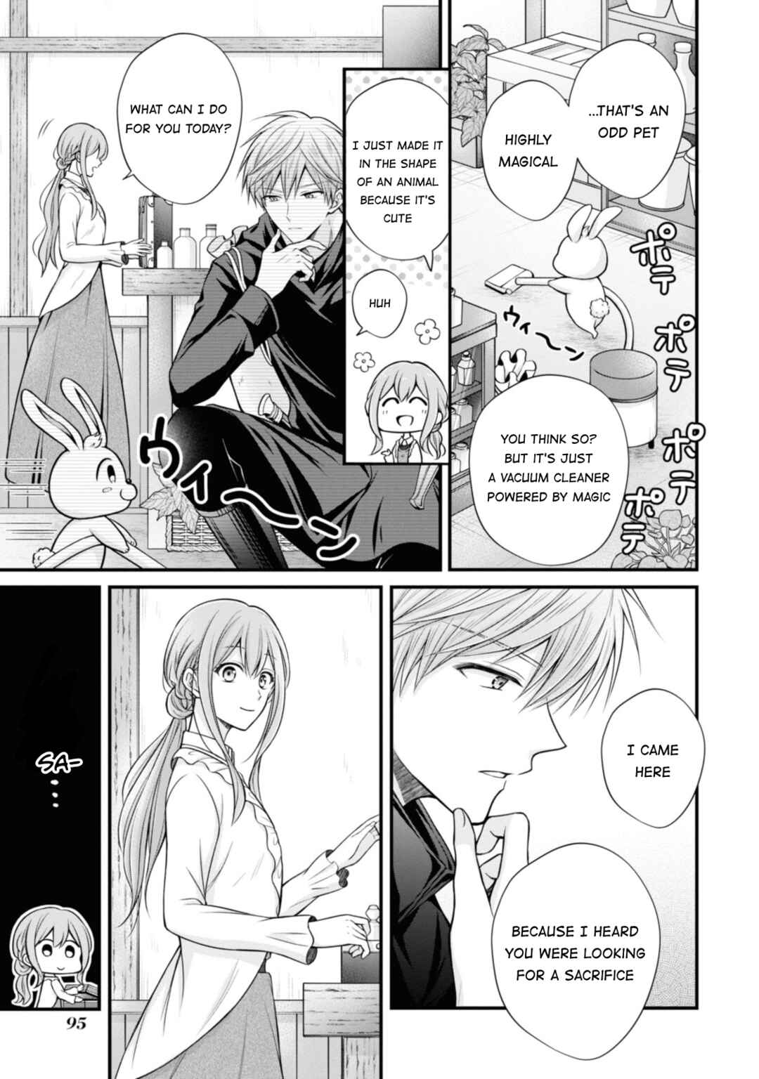 Page 19 Chapter 3 Otoko Un Zero no Kusushi Reijou, Hatsukoi no Kurokishi-sama ga Oshikake Konyakusha ni Narimashite