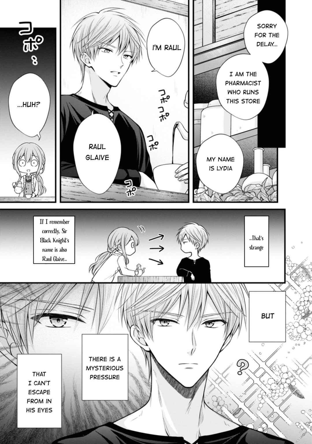 Page 23 Chapter 3 Otoko Un Zero no Kusushi Reijou, Hatsukoi no Kurokishi-sama ga Oshikake Konyakusha ni Narimashite