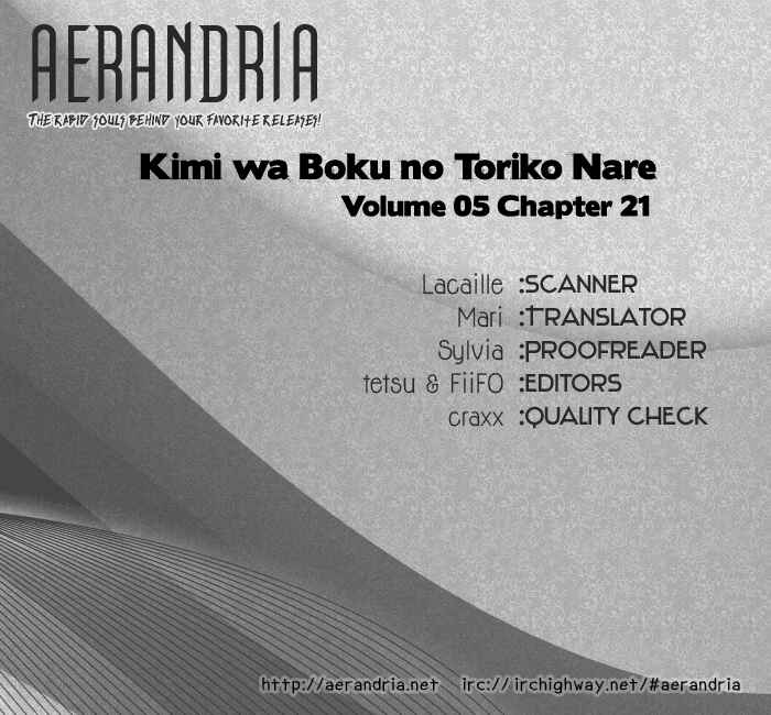 Page 2 Chapter 21 Kimi wa Boku no Toriko Nare