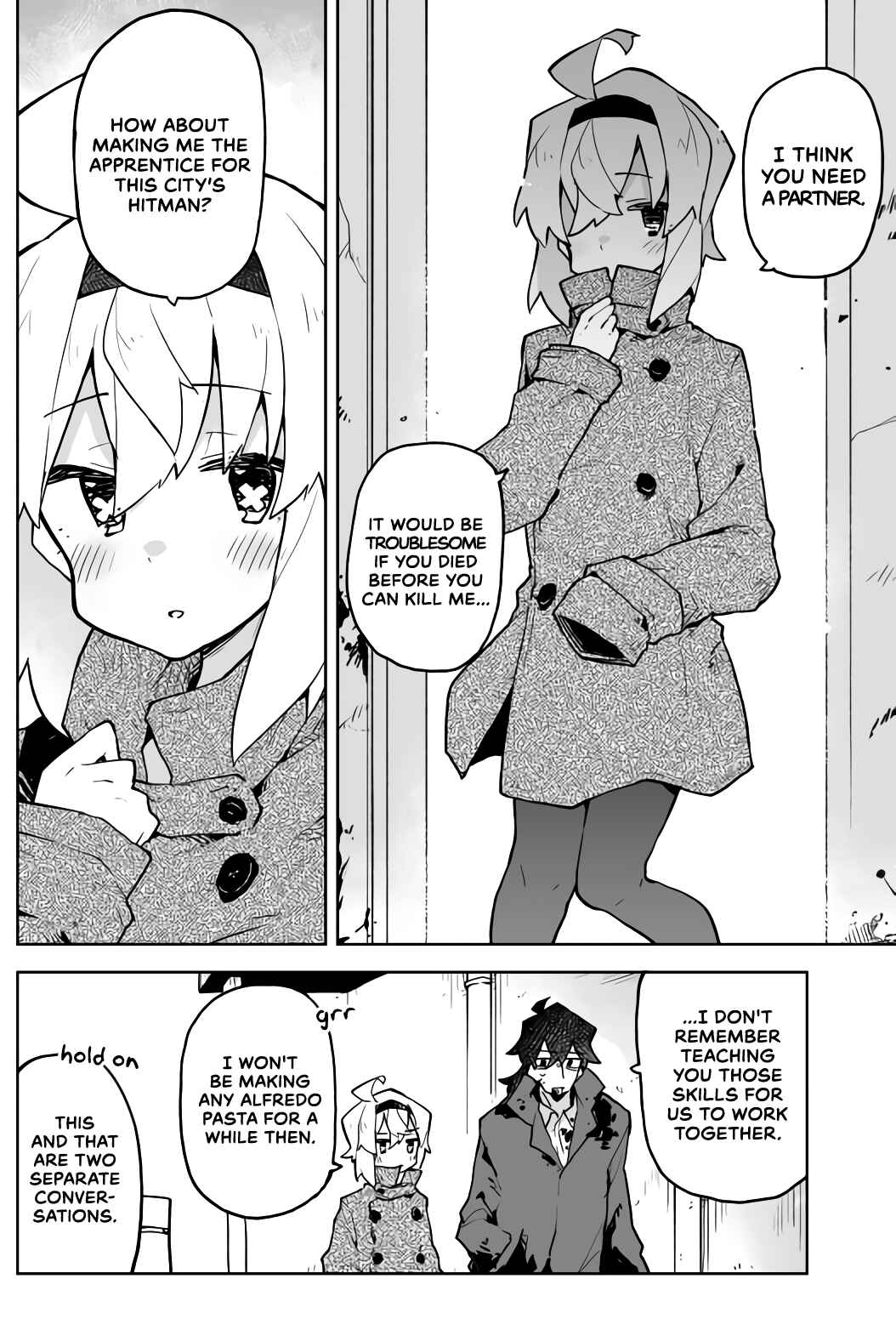 Page 4 Chapter 5 The Terrifying Hitman and the Little Girl He Took in