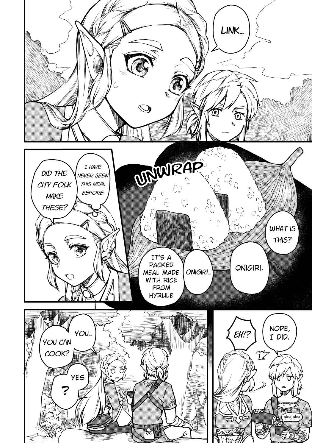 Page 1 Chapter Unknown_6d83 The Legend of Zelda Breath of the Wild - At the same time, with the same face
