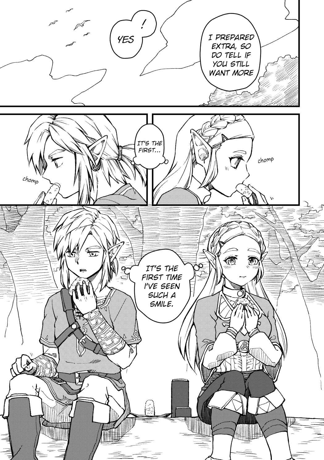 Page 4 Chapter Unknown_6d83 The Legend of Zelda Breath of the Wild - At the same time, with the same face