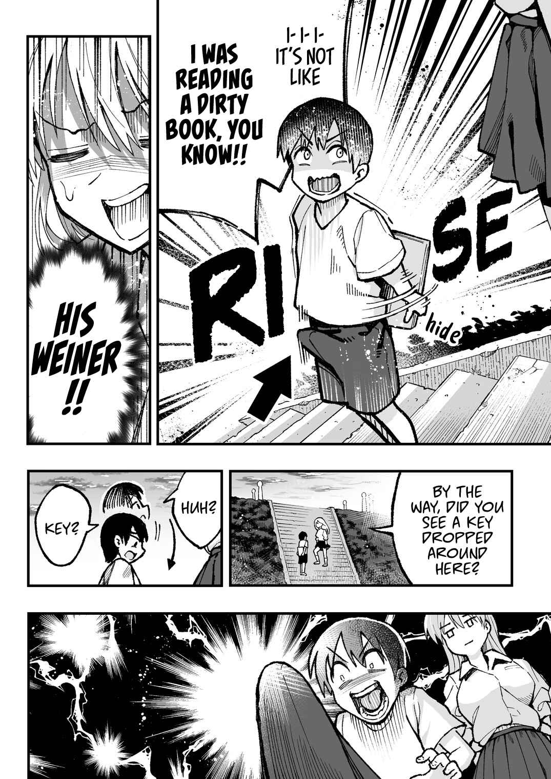 Page 2 Chapter Unknown_975e Michibata ni Ochiteru Ero Hon Yonderu Shounen to Gal