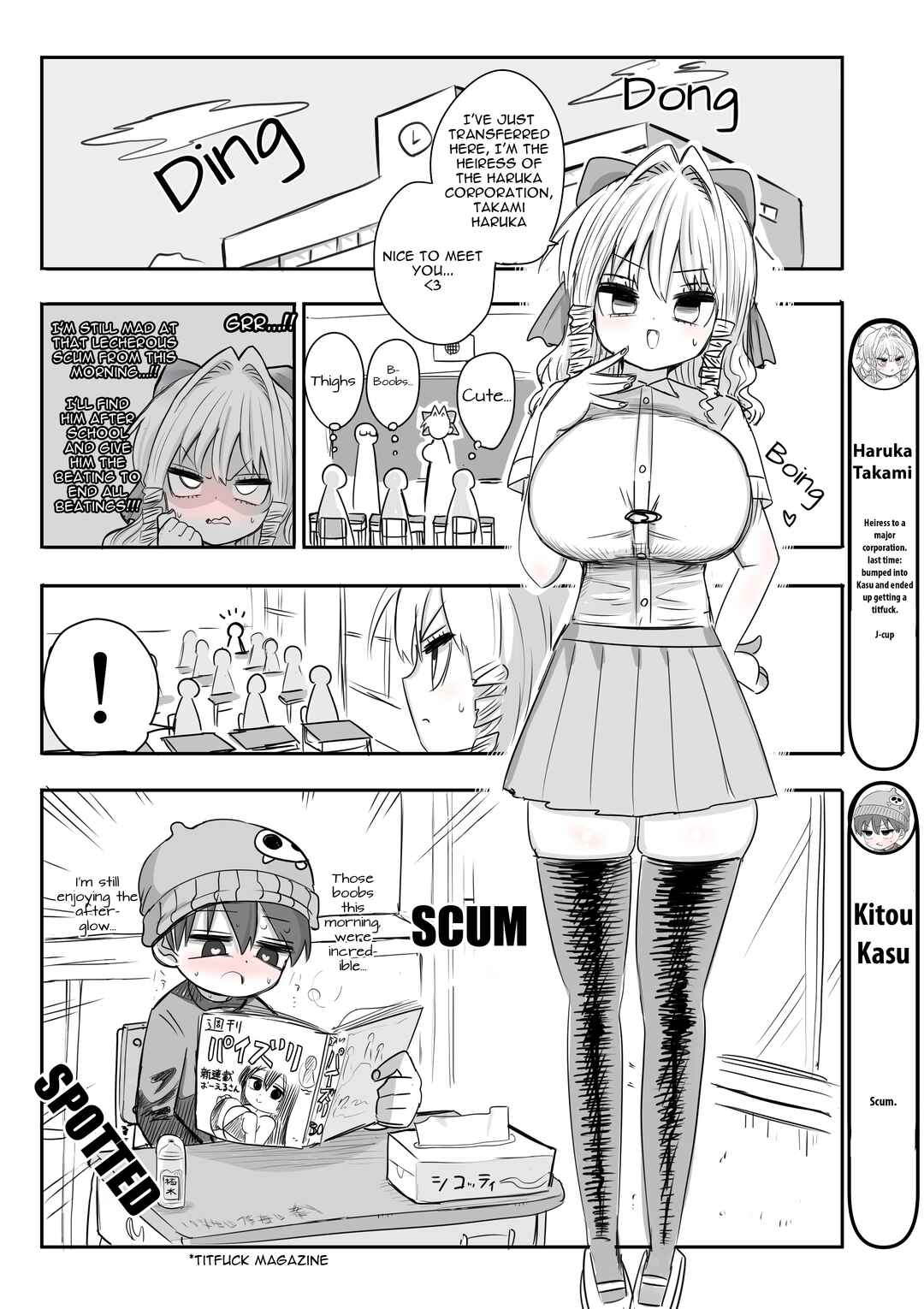 Page 1 Chapter 2 Kanarazu 4-page Zuri Finish!!