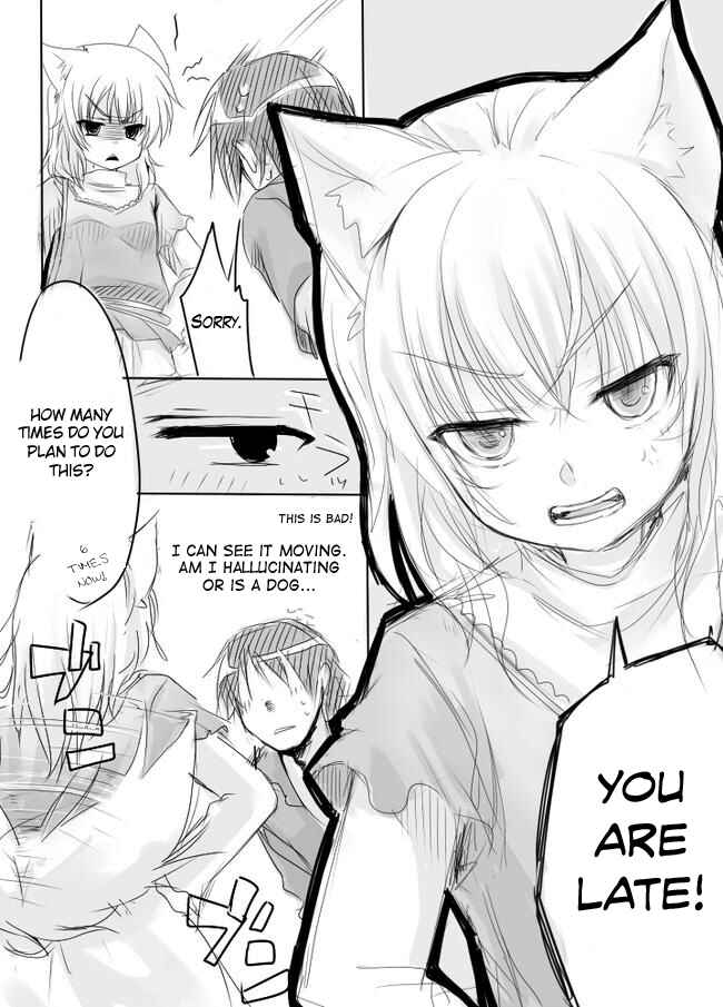 Page 4 Chapter 1 Nanka Kanojo ni Inumimi to Shippo Ga Haetan Daga Ore wa Dousurebaii?