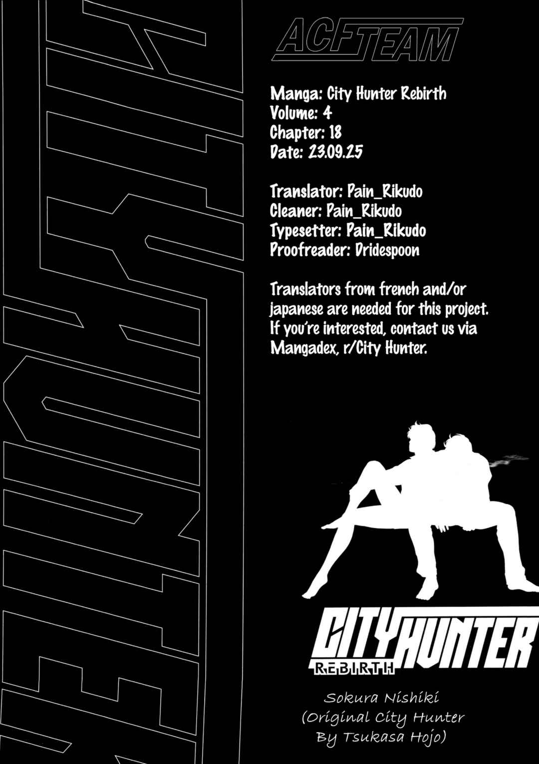 Page 37 Chapter 18 City Hunter - Rebirth