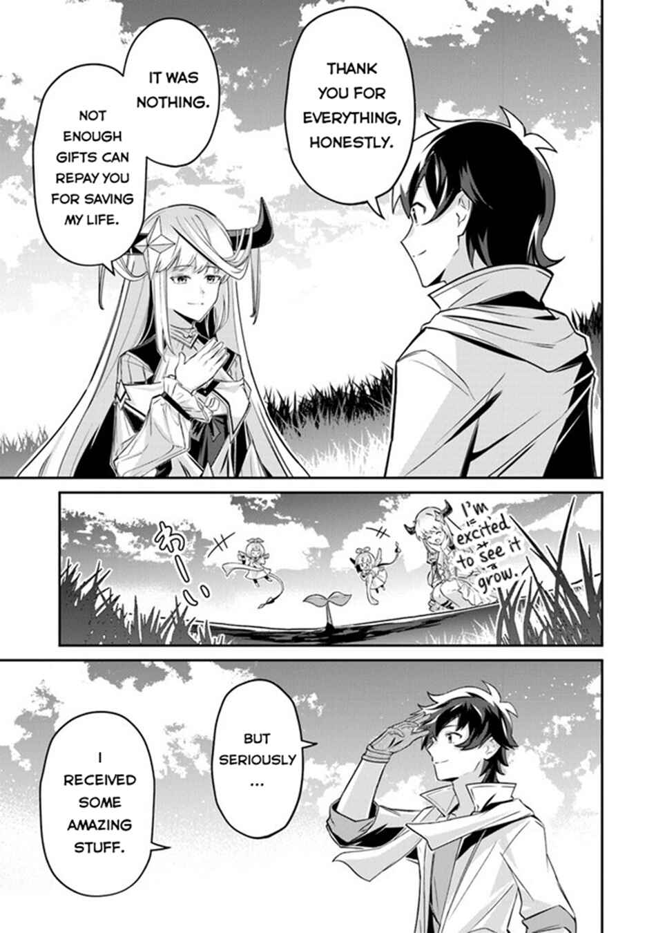 Page 34 Chapter 10 Tensei Shachiku no Cheat Saien ~Bannou Skill to Benri na Tsukaima Yousei wo Kushishitetara, Kidzukeba Tairiku Ichi no Seisan Kyoten ga Dekiteita~