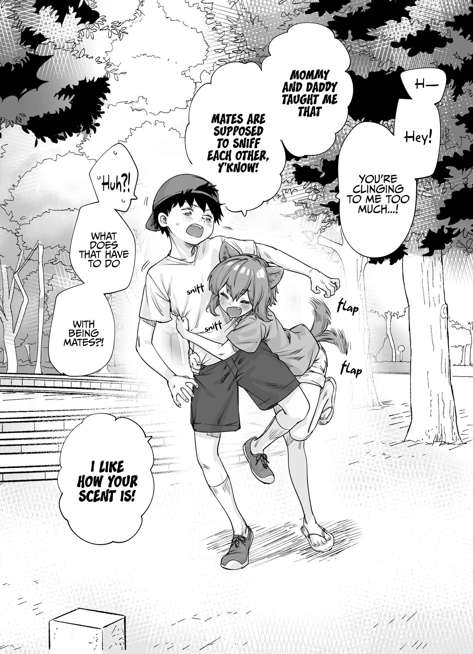 Page 1 Chapter 2 The Doggy Childhood Friend Constantly Trying to Make Me Her Mate