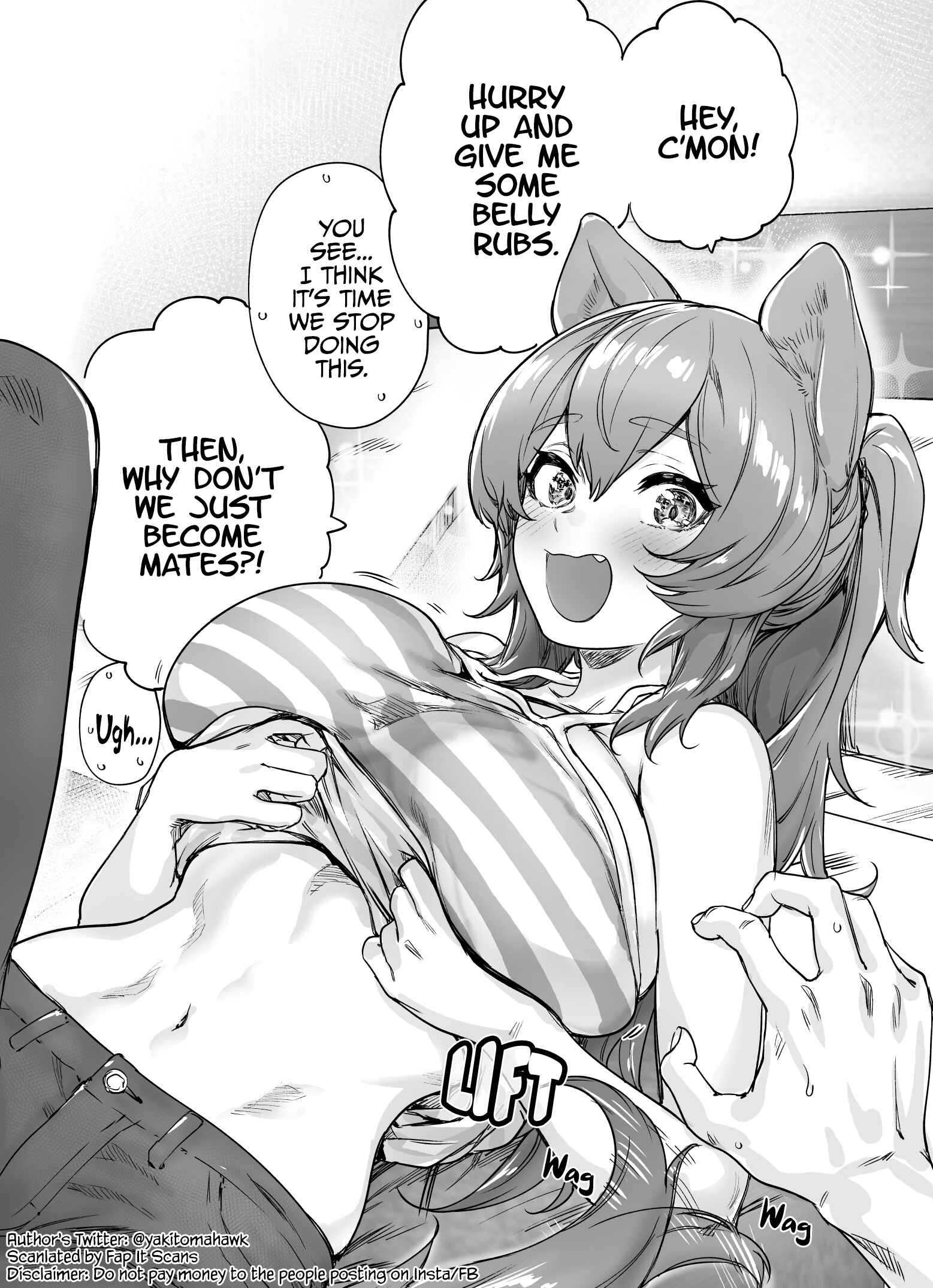 Page 2 Chapter 3 The Doggy Childhood Friend Constantly Trying to Make Me Her Mate