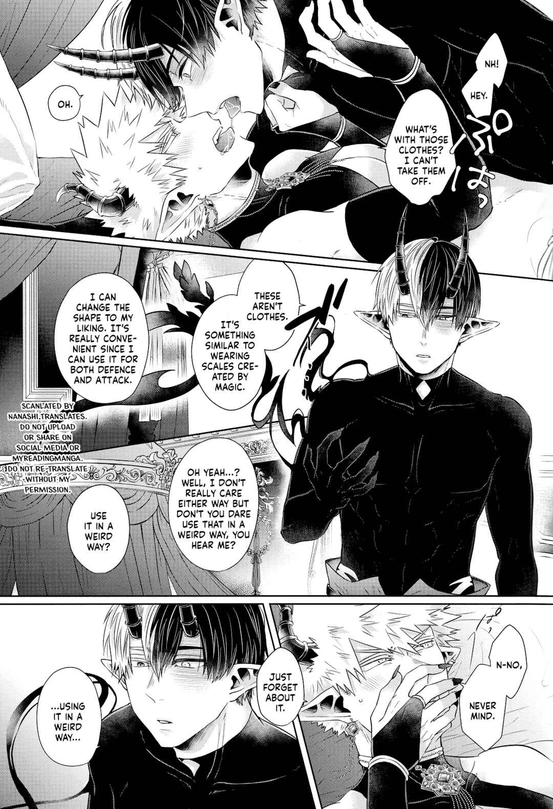 Page 19 Chapter Unknown_0ab3 My Hero Academia - mitsugetsu (Doujinshi)