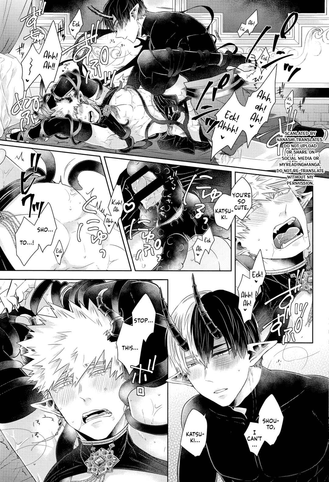 Page 28 Chapter Unknown_0ab3 My Hero Academia - mitsugetsu (Doujinshi)