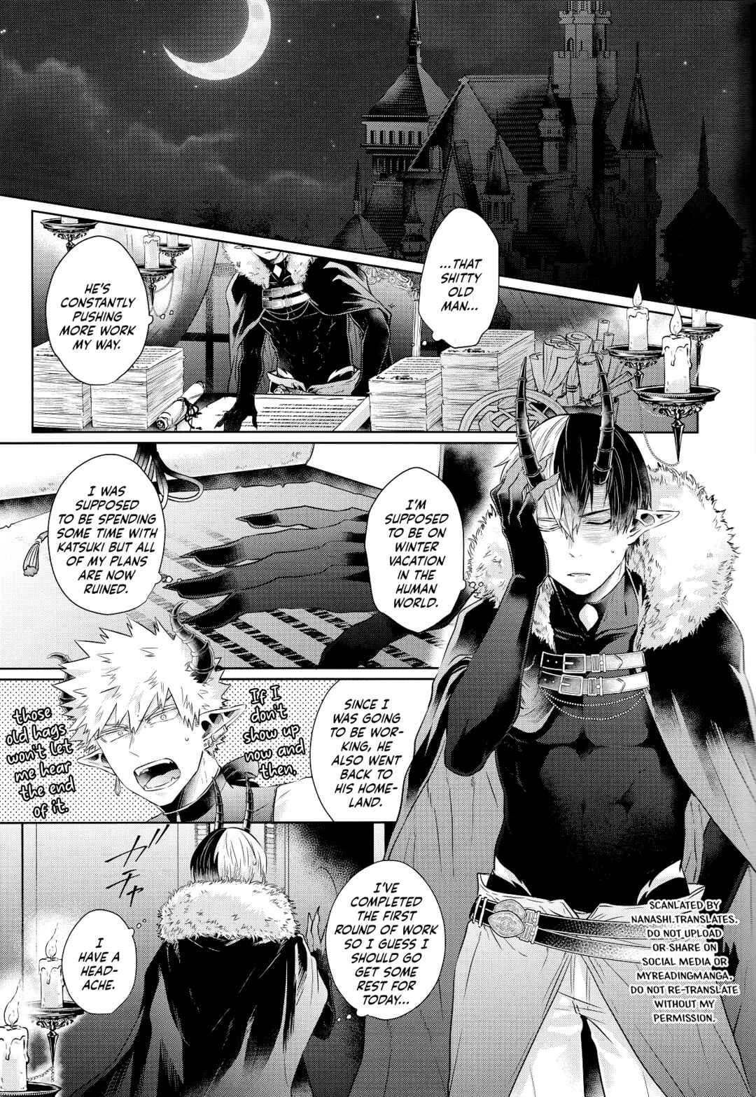Page 7 Chapter Unknown_0ab3 My Hero Academia - mitsugetsu (Doujinshi)